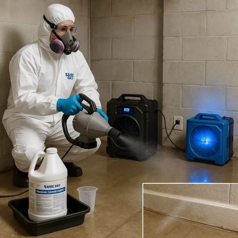 Sanitization and Odor Removal process in Little Canada, MN