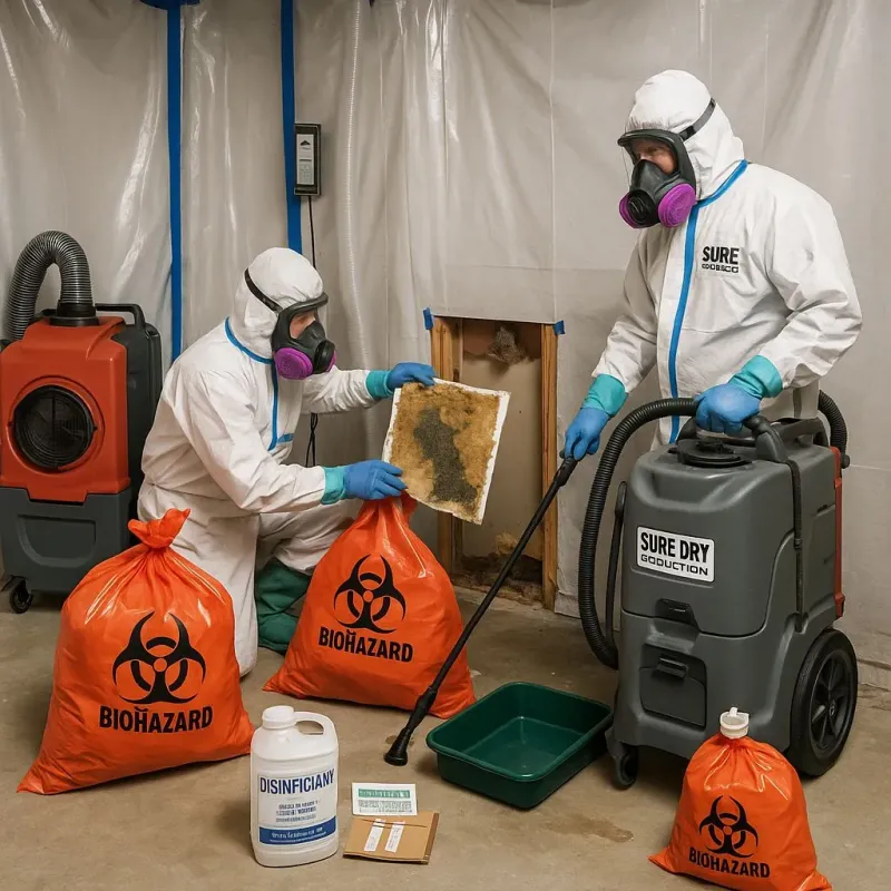 Contaminated Water Handling Protocols process in Little Canada, MN